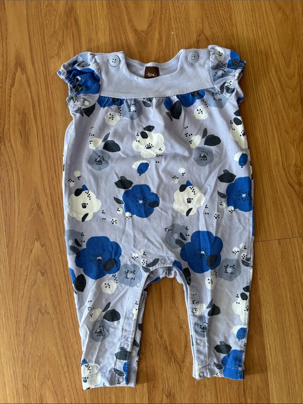 Tea Collection Floral Baby Onesie One-piece